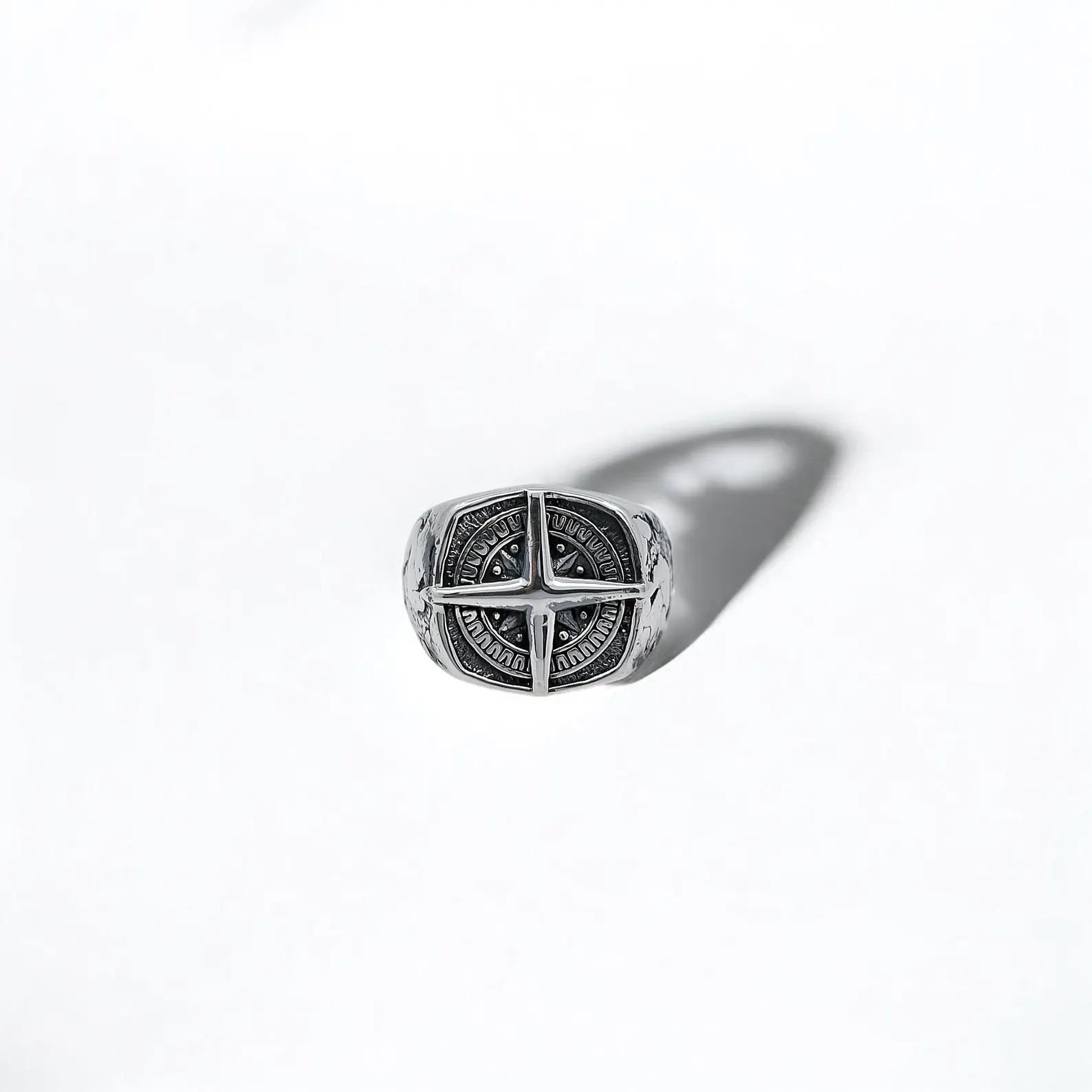 Masculine sterling silver compass ring designed for men who embrace bold jewelry with purpose. Featuring a beautifully carved nautical motif, this adventure-inspired statement ring makes a thoughtful gift for birthdays, anniversaries, or milestone moments, perfect for men with a love for the sea, the stars, and symbolic craftsmanship.