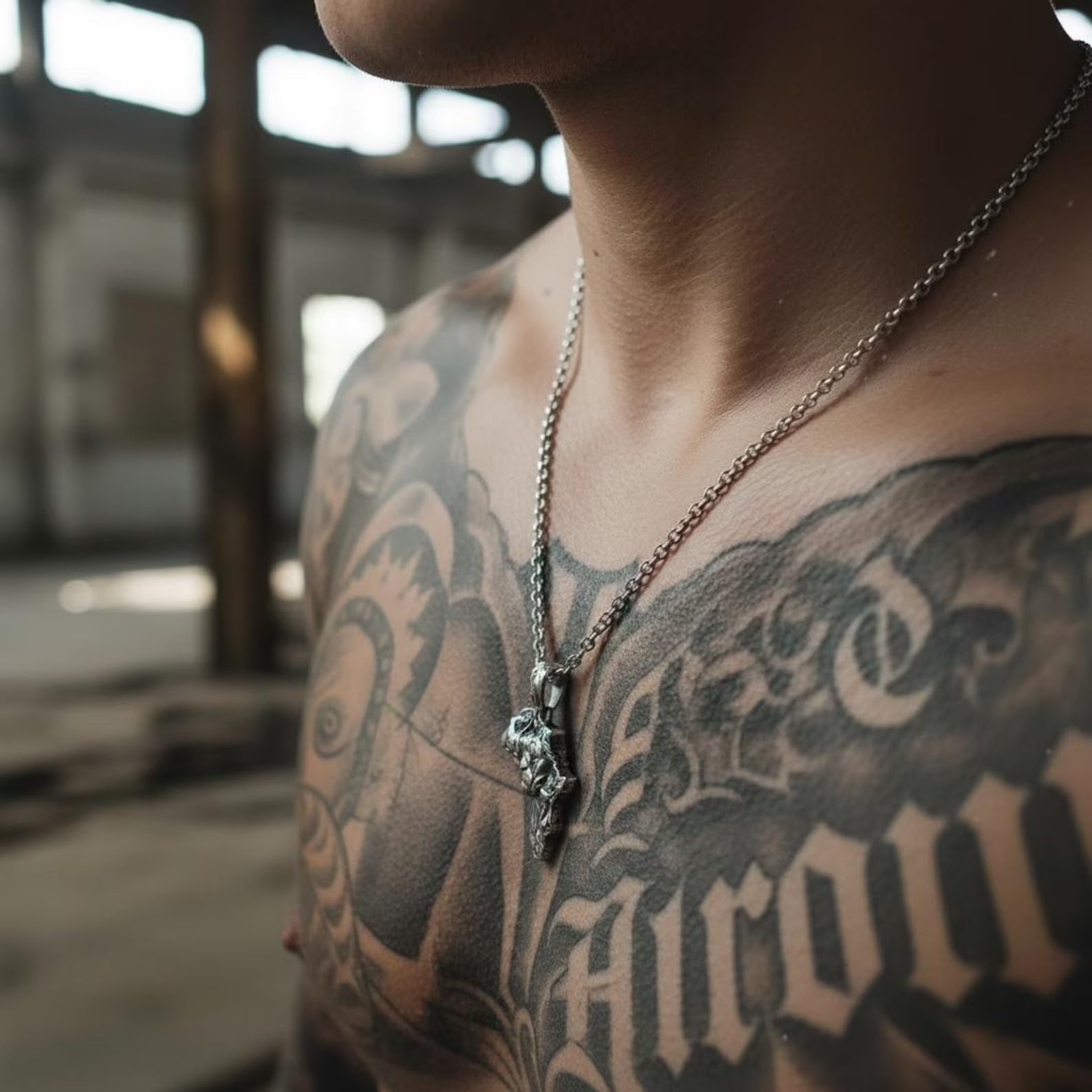 African Lion Pendant Necklace