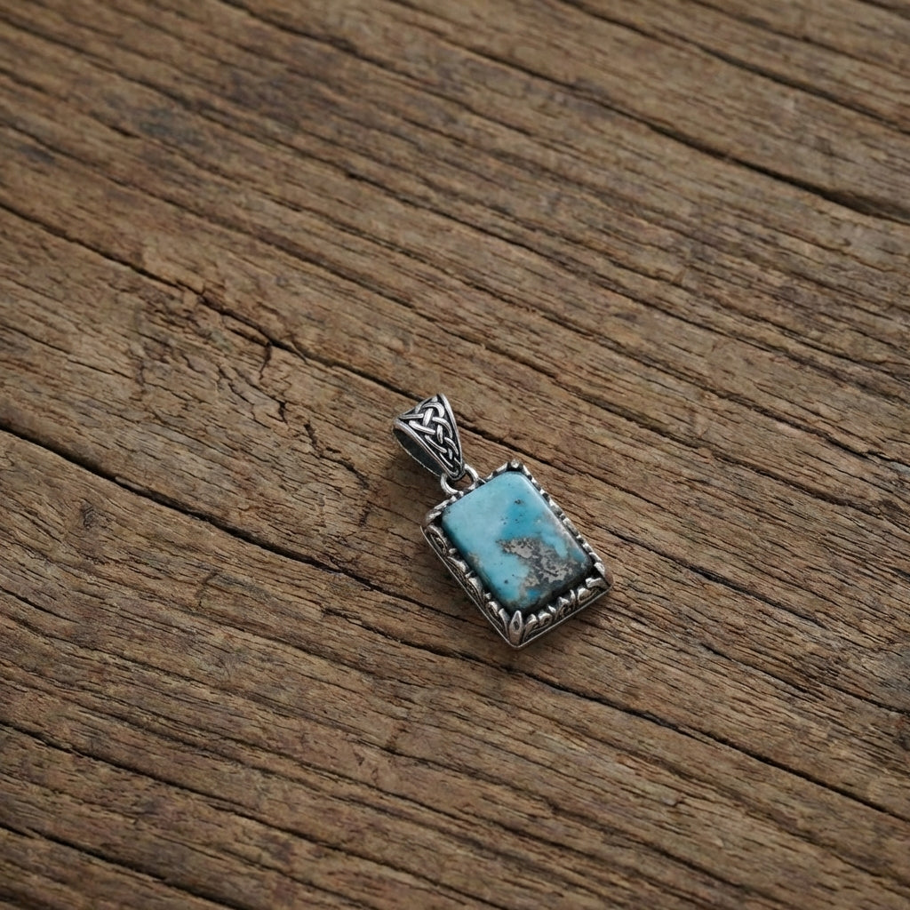 Turquoise Gemstone Pendant Necklace