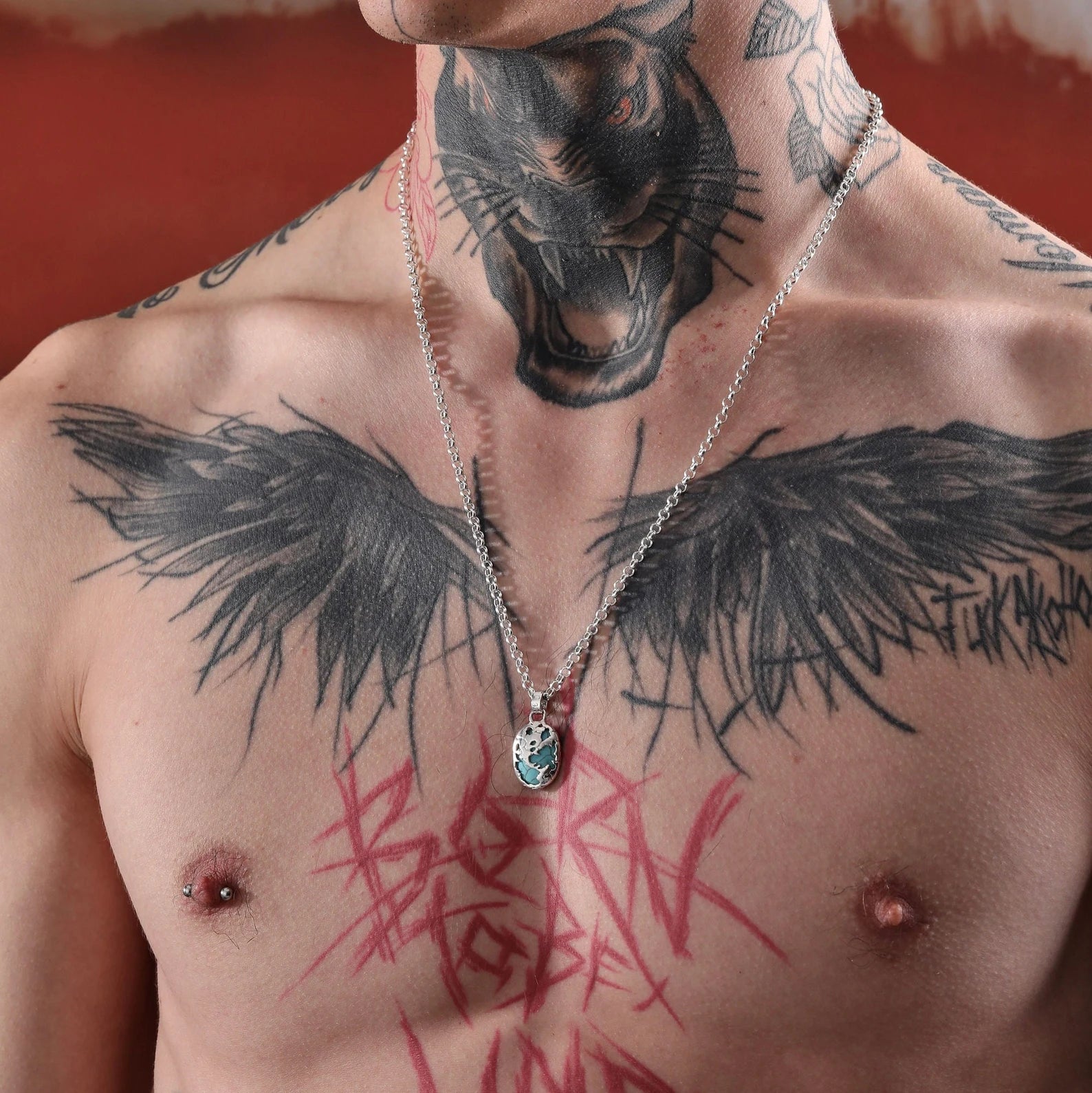 The rich blue-green hues of the Turquoise gemstone evoke the calming and mysterious depths of the ocean, making it a perfect accessory for those who are drawn to the beauty of nature and the sea.