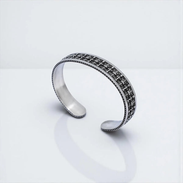 Men's Cross Cuff Bracelet