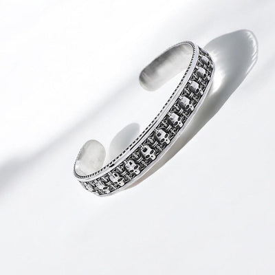 Gothic Skull Cuff Bracelet