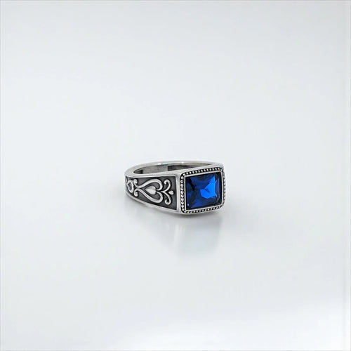 Men's Sapphire Blue Ring