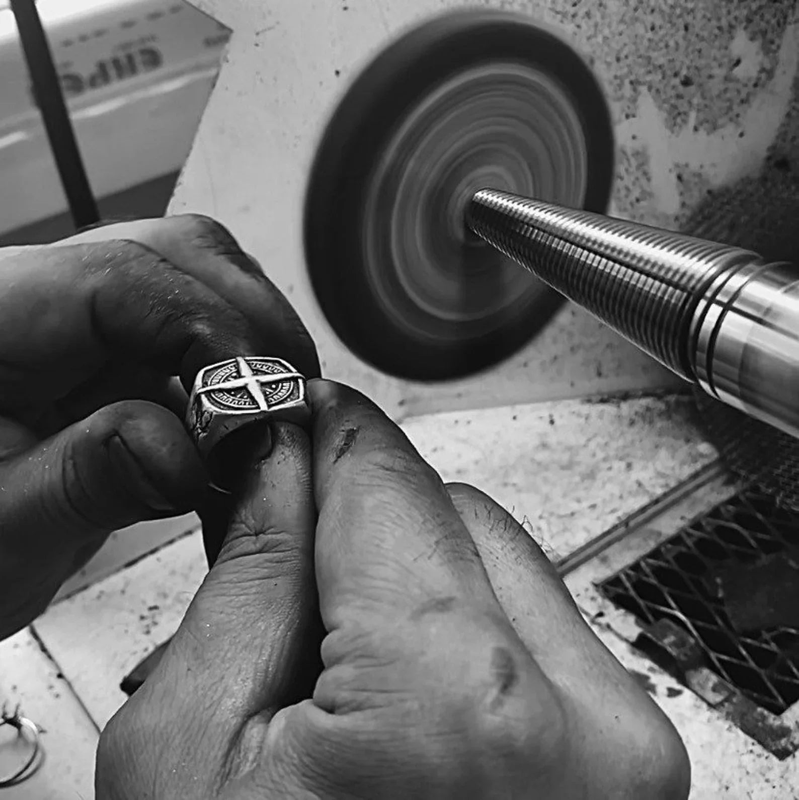 Elegant yet rugged North Star ring made from 925 solid silver, designed with maritime flair and gothic undertones. This heavy-duty statement ring reflects a sense of freedom and direction, crafted for those who value handcrafted artistry and meaningful symbols rooted in nautical heritage and personal strength.