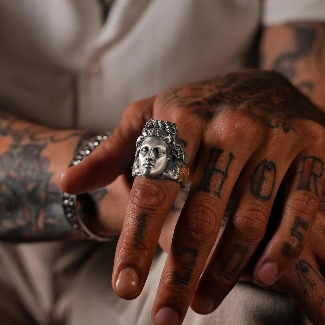 Presented in a premium gift box, this Apollo ring arrives ready to impress. Whether you’re celebrating a graduation, anniversary, birthday, or Father’s Day, this Greek mythology ring makes a luxurious and meaningful gift. The gold plated silver adds sophistication, while the Apollo god design evokes strength, creativity, and protection. A thoughtful option for husbands, boyfriends, or dads who appreciate timeless craftsmanship and symbolic meaning.