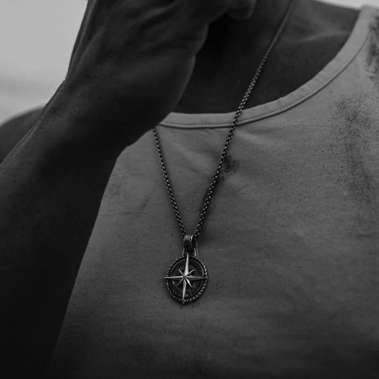 Handcrafted compass necklace with oceanic symbolism, reflecting wanderlust, self-discovery, and courage. Made from high-quality sterling silver, this nautical pendant captures the essence of direction and inner strength. Ideal for free spirits, travelers, and those starting a new chapter in life. One of Etsy’s most loved ocean-inspired jewelry designs for men and women.