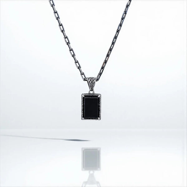 Onyx Pendant Necklace