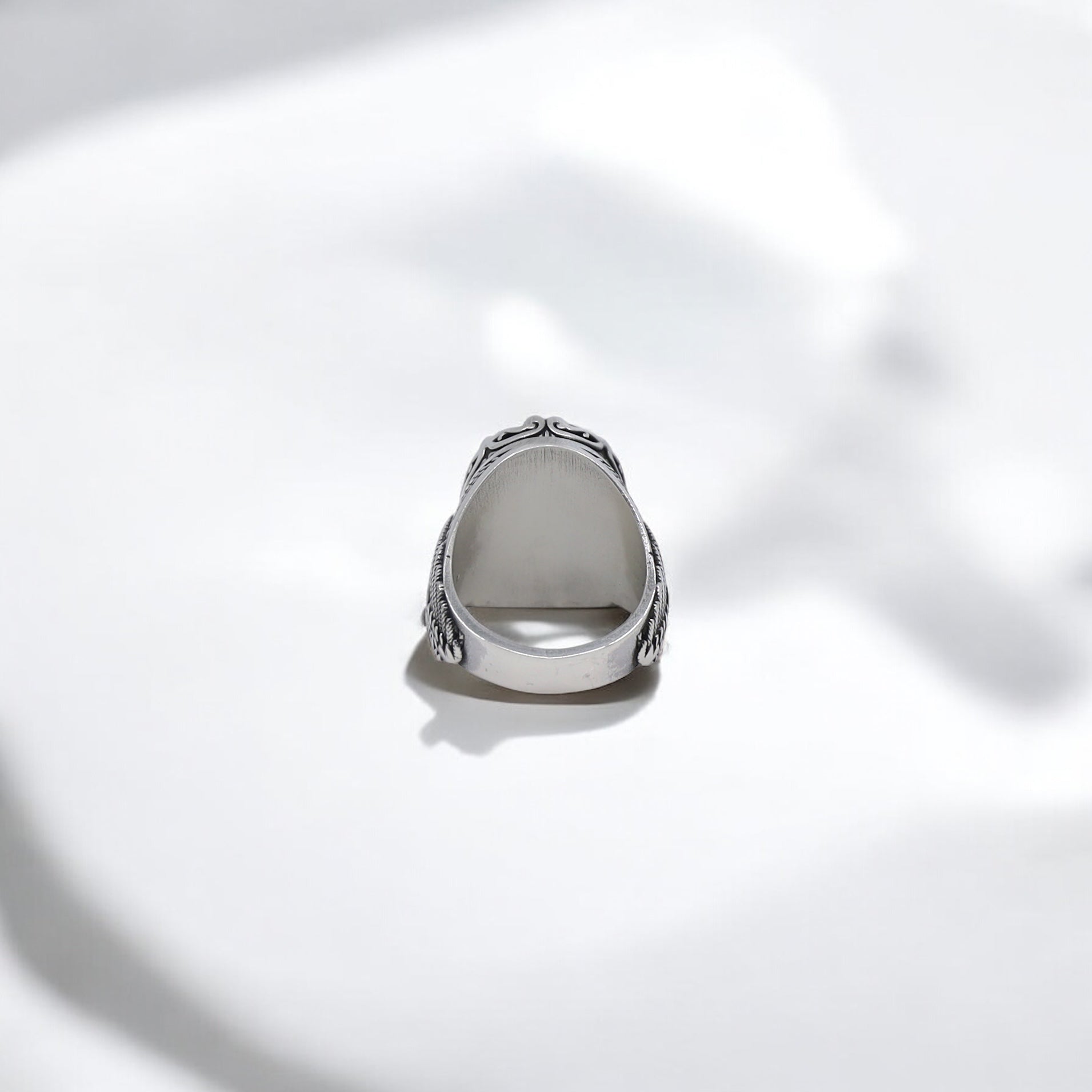 A luxurious and meaningful mens ring combining the rich character of red jasper with the timeless durability of sterling silver. Designed with care and artisan technique, this gothic-style ring features tribal engraving that tells a story of resilience, protection, and power. Whether gifted for an anniversary or purchased as a self-expression piece, this ring offers both aesthetic impact and emotional depth — a rare combination in mens jewelry.