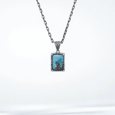Turquoise Gemstone Pendant Necklace