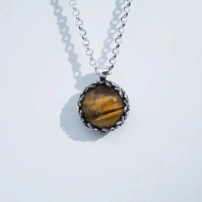 Tiger’s Eye Pendant Necklace
