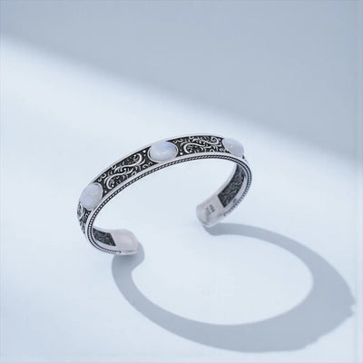 Men's Moonstone Cuff Bracelet