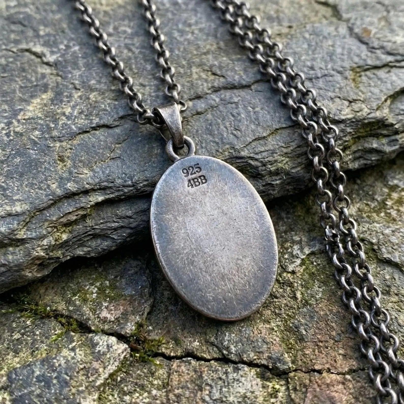 Handcrafted Greek mythology Zeus pendant with oxidized silver finish, unique baroque style necklace for men with strong masculine aesthetic